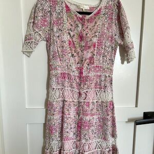 LoveShackFancy eyelet and lace dress